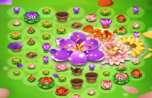 Solução para Blossom Blast Saga