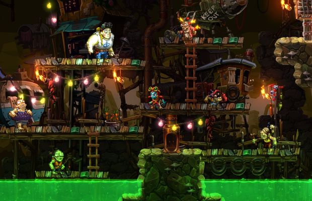 Solution for SteamWorld Dig 2, action platform