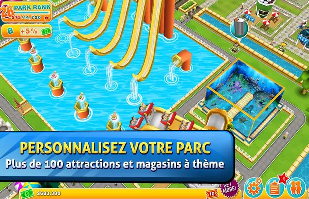 Guía para el parque temático en Android e iOS