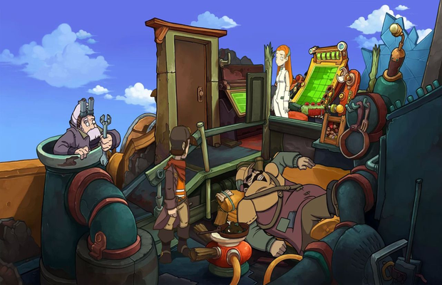 Solution for Goodbye Deponia: Guide part 1