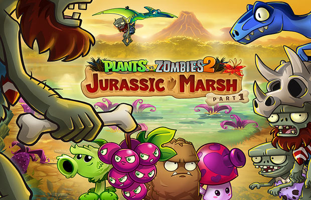 Walkthrough for Plants vs Zombies 2 Jurassic Marsh