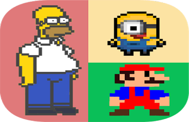 Adivinhe as respostas do questionário de personagem de pixel