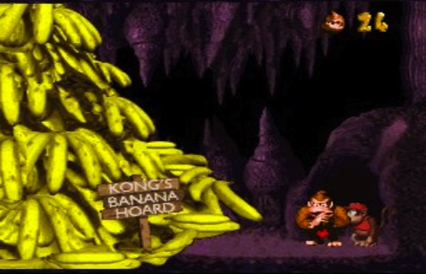Passo a passo do jogo Donkey Kong Country no SNES (1994)