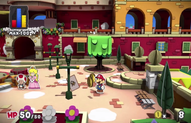 Soluzione versare Paper Mario Color Splash