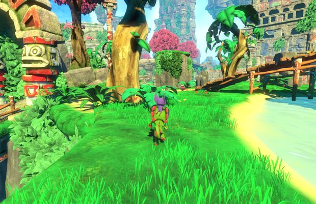 Solução para Yooka Laylee: plataforma de homenagem