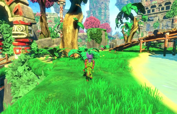 Solução para Yooka Laylee: plataforma de homenagem