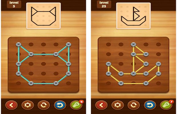 Solução para Line Puzzle String Art