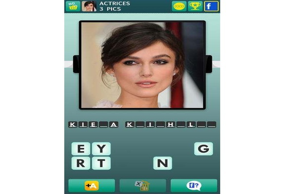 Answers for 100 Pics pack Quiz Stars of Cine